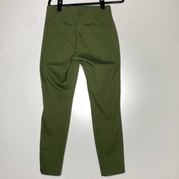 Old Navy Wow Green High-Waisted Super Skinny Ankle Pants Women's Size 2 - Picture 6 of 7